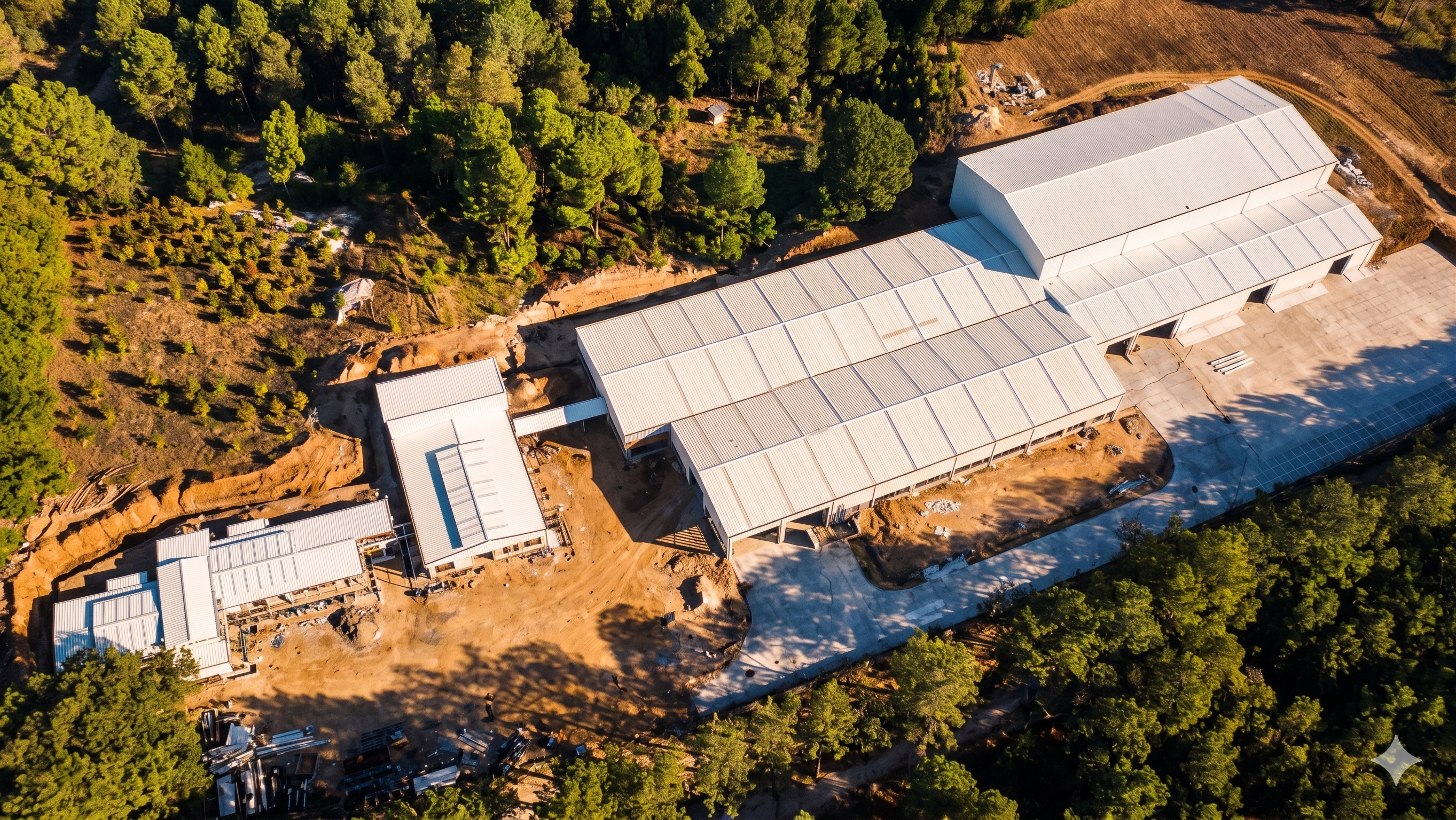 Planta Las Grutas aerial view