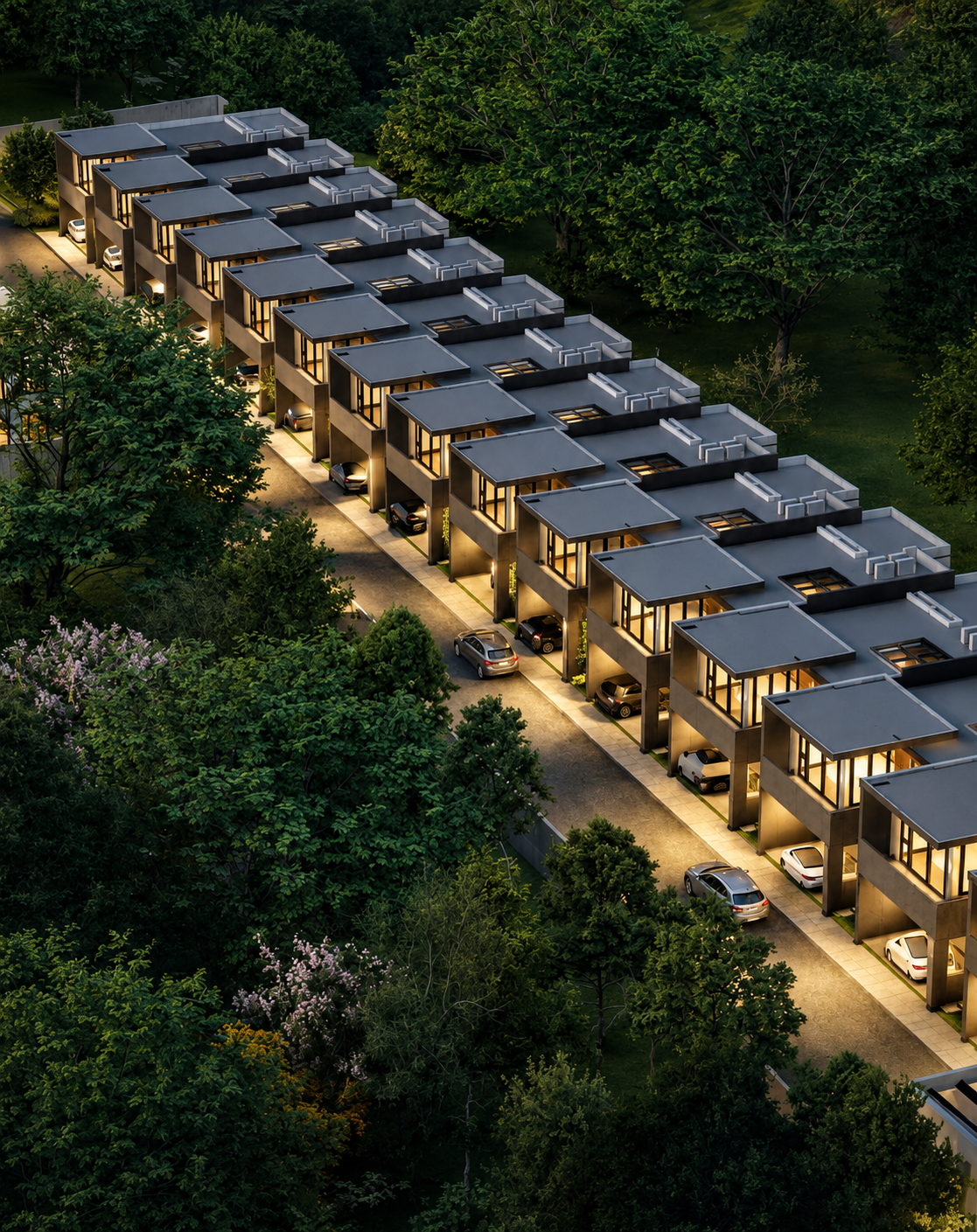 Terra Alta Residencias conjunto residential render